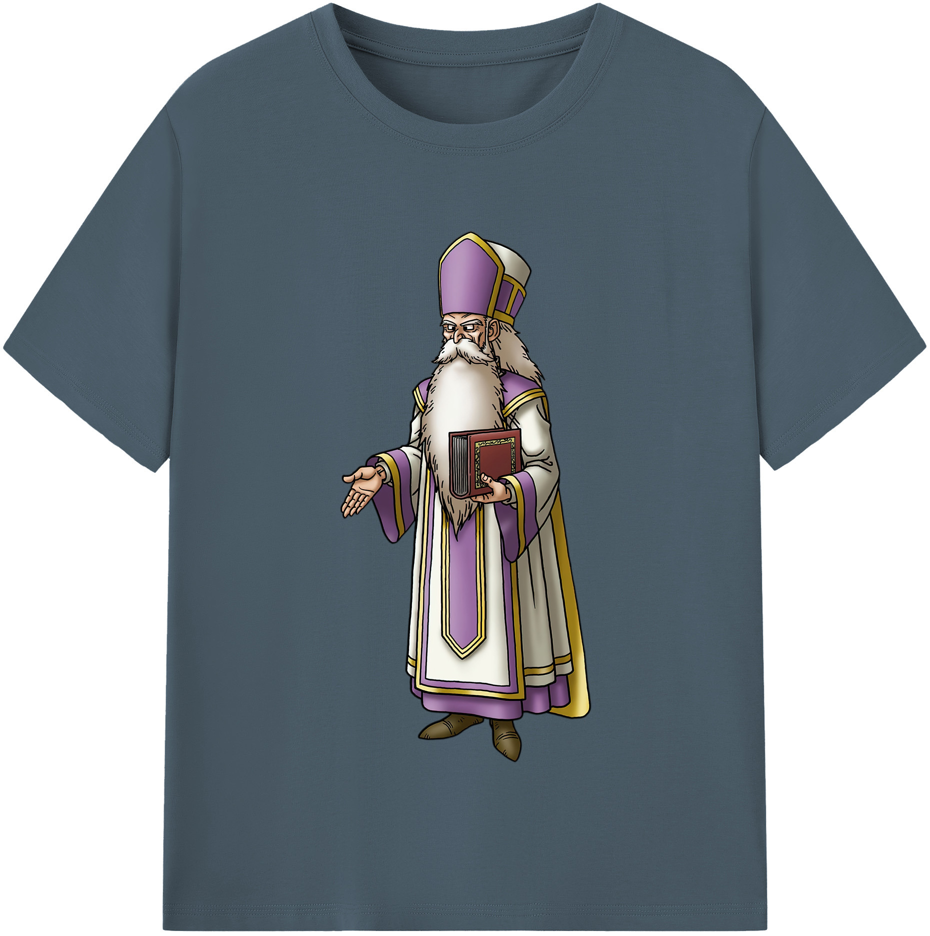 （画像用） ドラゴンクエスト Doragon Kuesuto Dragon Quest 綿100％半袖Tシャツ（フロントプリント）